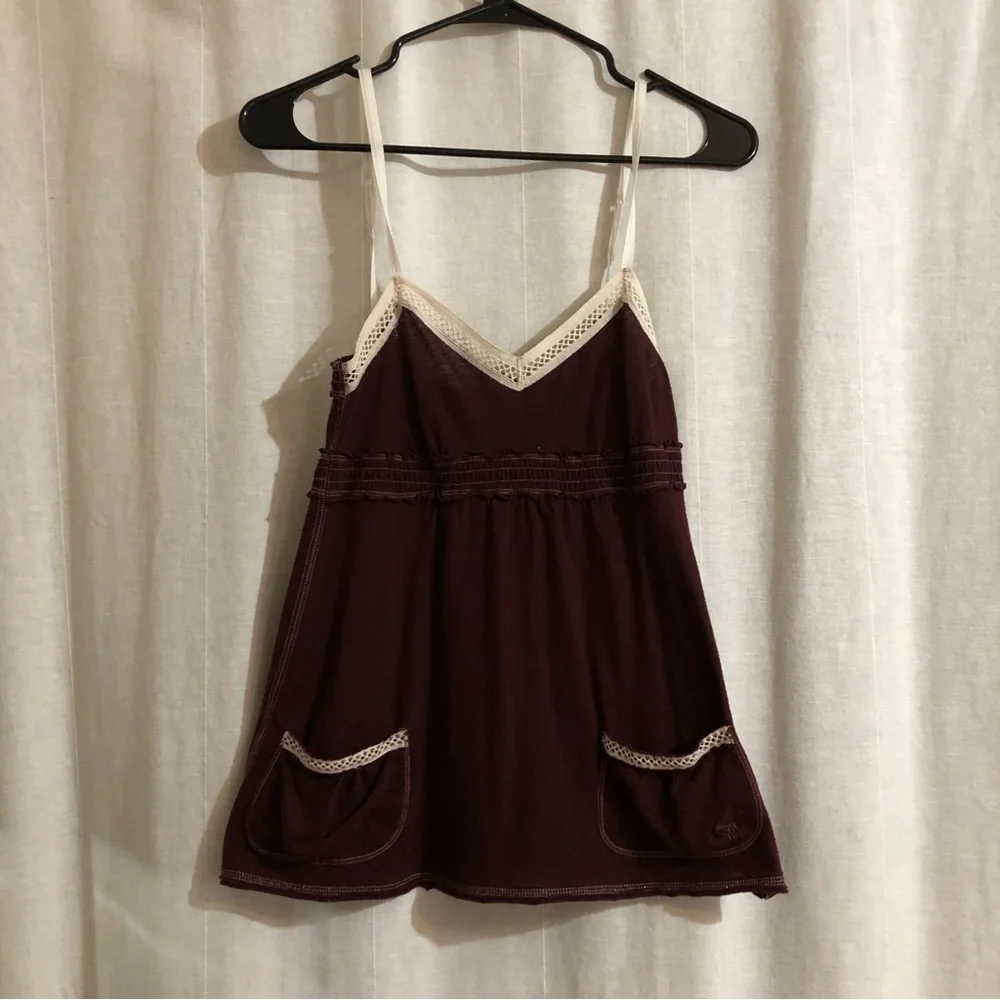 Sold - Abercrombie and Fitch babydoll top - Picture 1 of 6